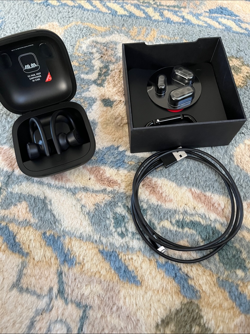Powerbeats Pro Pair of Black Wireless Earbuds with Charging Case
